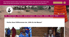 Desktop Screenshot of massai.org